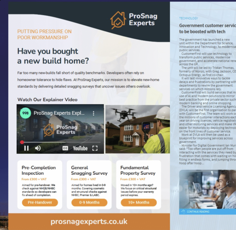 ProSnag Experts Featured in Government Business Magazine